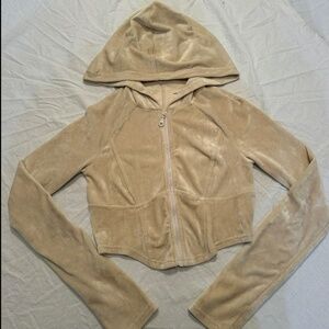 Urban Outfitters Champagne Velour Sweatsuit